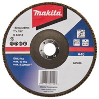 Makita Accessoires Lamellenschuurschijf 180mm A40 - D-63513-10 D-63513-10 - thumbnail