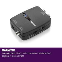Connect DA21 - Audio converter - digitaal naar analoog converter - thumbnail
