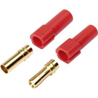 Reely 1373206 Accupack stekker, Accupack bus XT150 Verguld 1 stuk(s) - thumbnail