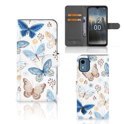 Telefoonhoesje | Met pasjeshouder | voor Nokia C12 Vlinder