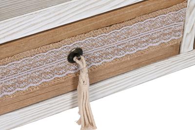 Hoofdtafel DKD Home Decor Spar Katoen (110 x 60 x 50 cm)