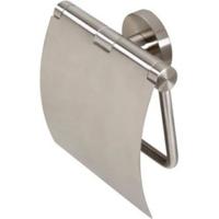 Geesa Nemox toiletrolhouder met klep RVS - thumbnail