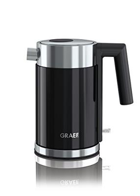 Graef WK402EU Waterkoker Oververhittingsbeveiliging Aantal/Volume: 1 l RVS, Zwart