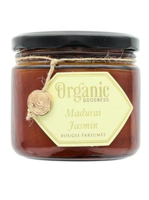 Organic Goodness Geurkaars in Glas Jasmijn - Soja Was (200 gram)