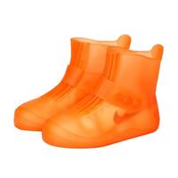 Mode geïntegreerd PVC waterdicht antislip-Shoe Cover met verdikte zolen grootte: 30-31 (oranje) - thumbnail