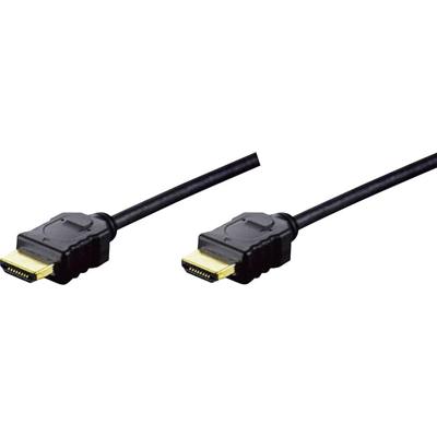 Digitus AK-330114-020-S HDMI-kabel HDMI Aansluitkabel HDMI-A-stekker, HDMI-A-stekker 2.00 m Zwart 4K UHD, Vergulde steekcontacten Digitus AK-330114-020-S HDMI-kabel HDMI Aansluitkabel HDMI-A-stekker, HDMI-A-stekker 2.00 m Zwart 4K UHD, Vergulde steekcontacten