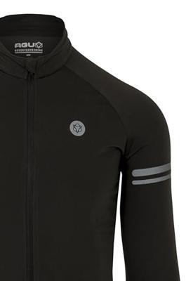 AGU Thermo Fietsshirt Lange Mouwen Essential Heren - Zwart - XL