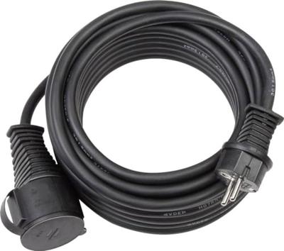 Brennenstuhl Verlengsnoer voor bouwplaatsen | IP44 | 10m H07RN-F 3G1,5 | Zwart | FR - 1167814