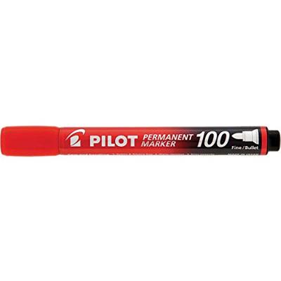 Permanente markeerstift Pilot SCA-100 Rood (12 Stuks) Permanente markeerstift Pilot SCA-100 Rood (12 Stuks)