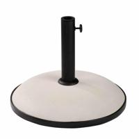 Marbueno Parasol Rond Cement 45x36 cm 20KG Wit Tuin, Zwembad en Terras 10451 - thumbnail