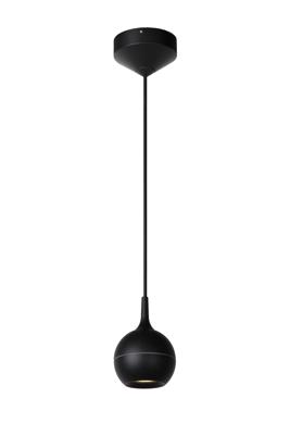 Lucide FAVORI Hanglamp 1xGU10 - Zwart Lucide FAVORI Hanglamp 1xGU10 - Zwart