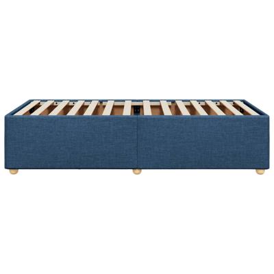 Bedframe zonder matras 120x190 cm stof blauw