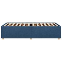Bedframe zonder matras 120x190 cm stof blauw - thumbnail