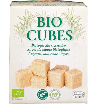 Hygiena Cubes rietsuikerklontjes bio 500 Gram Hygiena Cubes rietsuikerklontjes bio 500 Gram