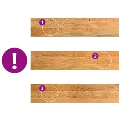 VidaXL Vensterbanken 2 st 70x15x2 cm massief eikenhout lichtbruin