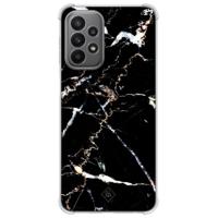 Samsung Galaxy A23 shockproof hoesje - Marmer zwart - thumbnail