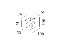 Wever & Ducre - STRIPE 0.4/0.7 RECESSED HOUSING INCL. PLASTERKIT - thumbnail