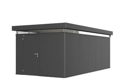 Biohort CasaNova 3x6 metalen berging met draairichting links donkergrijs metallic- Plat dak- Metaal- Biohort Biohort CasaNova 3x6 metalen berging met draairichting links donkergrijs metallic- Plat dak- Metaal- Biohort