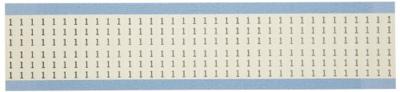 Brady HH-1-PK, 111180 Solid Numbers Wire Marker Card (Pack van 3 stuks)