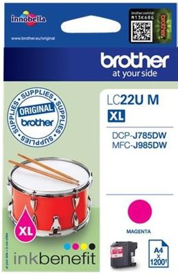 Brother Inktcartridge LC-22U M Origineel Magenta LC-22 UM