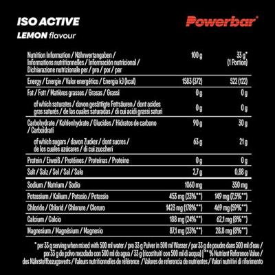 PowerBar IsoActive Citroen (1320g) - thumbnail