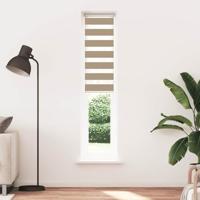 Zebra Blind 50x200 cm stofbreedte 55,9 cm polyester zandbruin - thumbnail