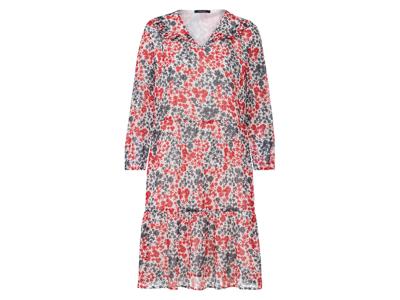 esmara Dames jurk (Blauw/rood, 38)