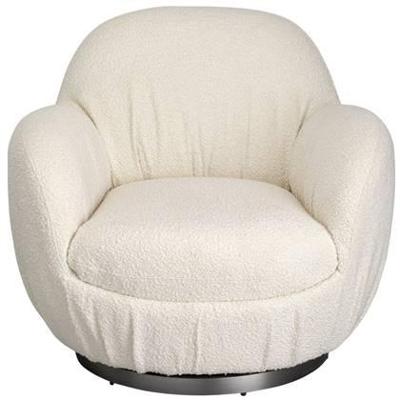 Kare Draaifauteuil Nube Boucle