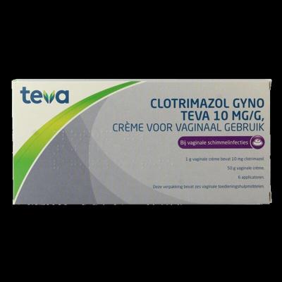 Teva Clotrimazol gyno 10mg creme 50 Gram