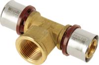 Bonfix Perskoppeling - 2x Alu-pers - 1x Binnendraad - T-koppeling - 32 x 1 x 32mm - thumbnail