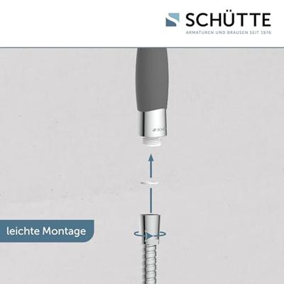 Schutte VITAL handdouche met anti-slip handgreep | 4 functies | chroom
 - 60971
