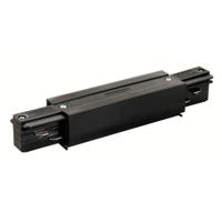 SLV ZwarteLangsverbinder met voedingsmogelijkheid 3-Fase - 145660 - thumbnail