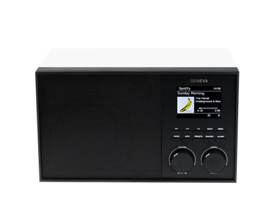 Geneva DeCon S internet, DAB+ en FM radio met Spotify en Bluetooth - zwart/wit mat/geverfd hout Geneva DeCon S internet, DAB+ en FM radio met Spotify en Bluetooth - zwart/wit mat/geverfd hout