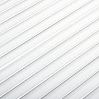 Kastdeuren met lamellen 4 st 99,3x59,4 cm grenenhout wit - thumbnail