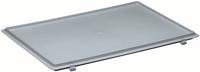 Lockweiler Scharnierdeksel | polypropyleen L600xB400mm | grijs voor transport-stapelkratten | 1 stuk - NBC64-139901620118822 NBC64-139901620118822 - thumbnail