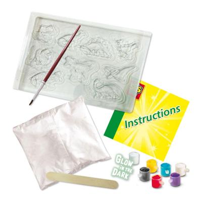 SES gieten en schilderen - dino fantasie