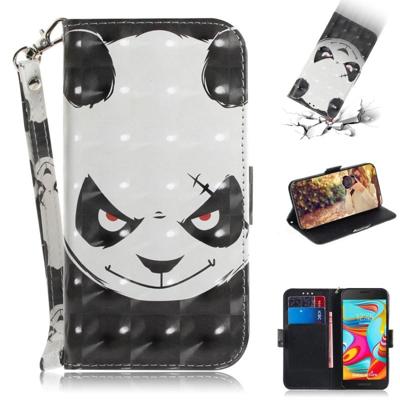 3D gekleurde tekening boos Bear patroon horizontale Flip lederen case voor Galaxy a2 core met houder & card slots & portemonnee 3D gekleurde tekening boos Bear patroon horizontale Flip lederen case voor Galaxy a2 core met houder & card slots & portemonnee