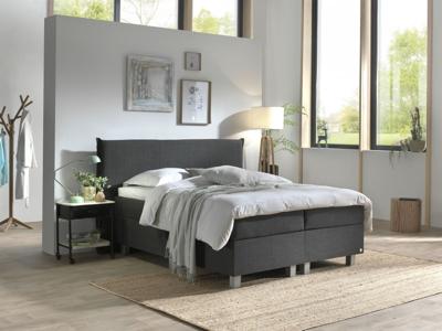 Dreamhouse - Plane Boxspring met opbergruimte - Antraciet - 180 x 200 / met montage