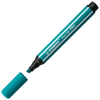 STABILO pen 68 max viltstift met dikke beitelpunt turquoiseblauw - thumbnail
