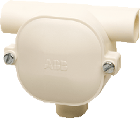 ABB Top-T-Doos 5/8 cremewit - thumbnail