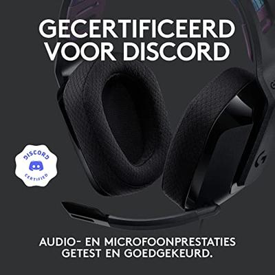 Hoofdtelefoon met Hoofdband Logitech G535 Zwart - thumbnail