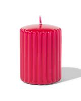 HEMA Stompkaars 6x8cm rib donkerrood (donkerrood) - thumbnail