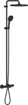 Grohe Vitalio Comfort 250 regendoucheset met extra lange glijstang en 3 straalsoorten mat zwart