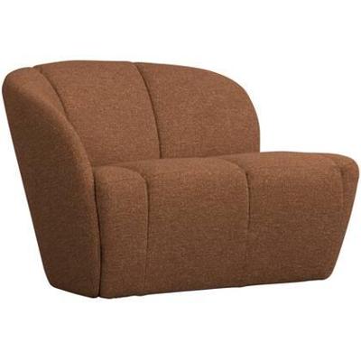 Woood Mojo 2-zits bankje arm links bouclé Roestbruin Melange