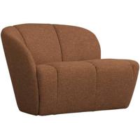 Woood Mojo 2-zits bankje arm links bouclé Roestbruin Melange - thumbnail