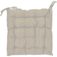 Basic Stoelkussen 40x40x6 cm beige - thumbnail