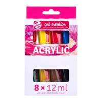 Acrylverf tac 12ml set 8 kleuren - thumbnail