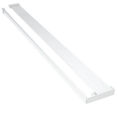 VidaXL Wandschap voor inloopdouchewand 115 cm aluminium chroomkleurig