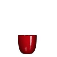 Mica Decorations tusca pot donkerrood glans 11x12cm - thumbnail