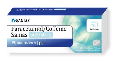 Paracetamol coffeine 500/50mg 50 Tabletten